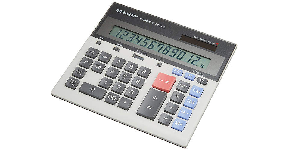 ماشین حساب مدل CS-2130 شارپ